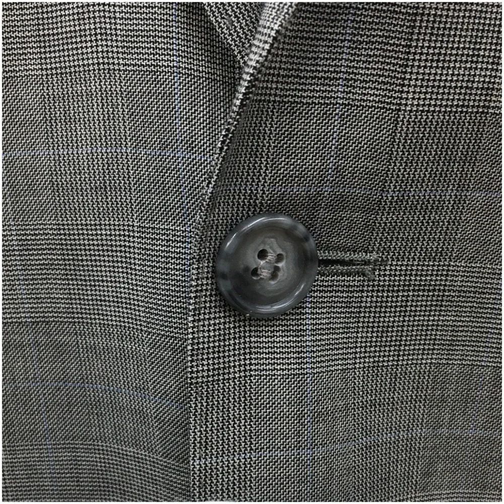 ZANETTI Mens Wool Blazer Sport Coat Casual Jacket Size 42R Classic Suit